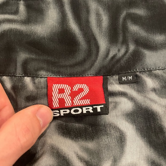 Y2K Flame Short Sleeve Button Up Shirt - Picture 5 of 5